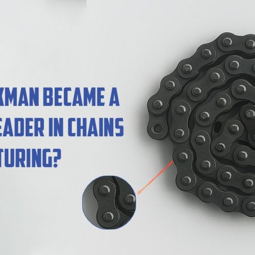 Coiled industrial metal chain used in automotive and manufacturing applications.